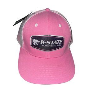 Embroidered Wildcats K-State Women's Basketball Mesh Hat Cap Pink